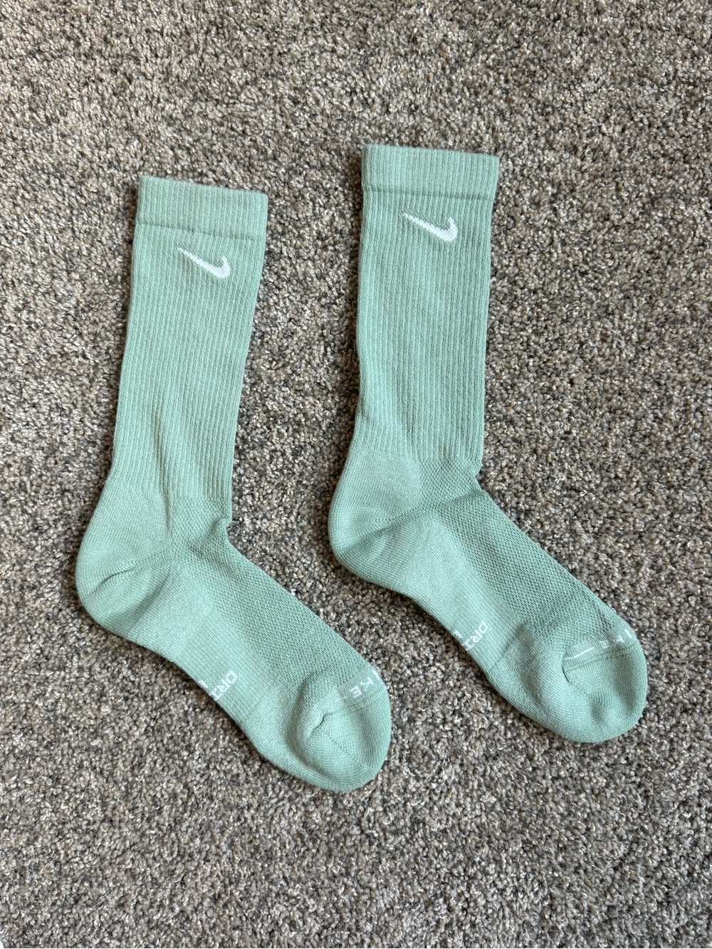 Light Blue Nike Crew Socks